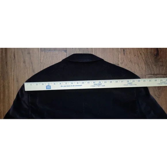 ARNOLD BRANT Men's Velvet Burgundy 3 Front Pockets Split back Blazer Size 44R - Picture 10 of 10